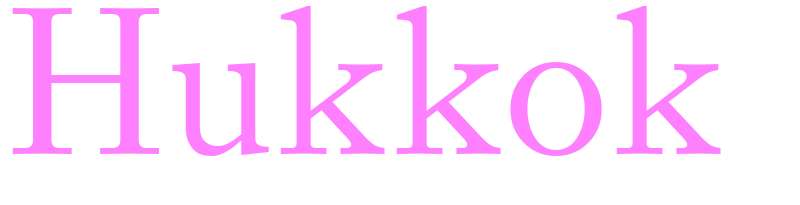 Hukkok - girls name