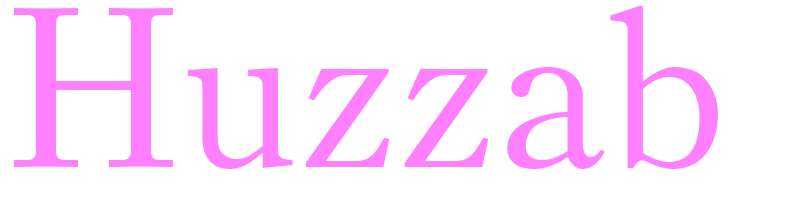 Huzzab - girls name