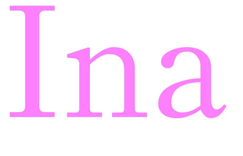 Ina - girls name