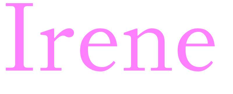 Irene - girls name