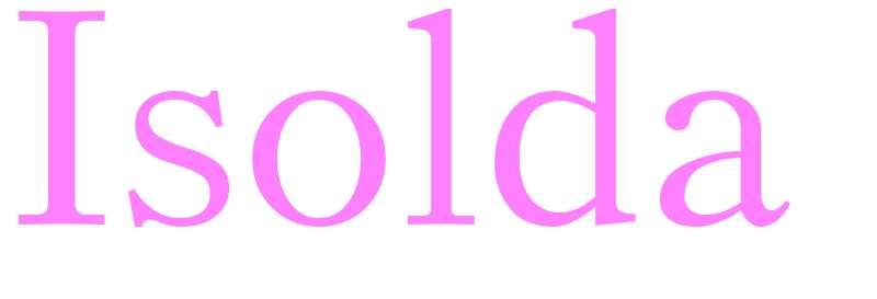 Isolda - girls name