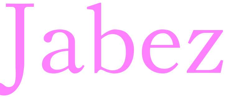 Jabez - girls name