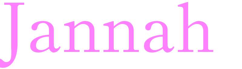 Jannah - girls name