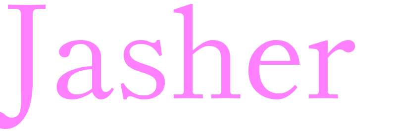 Jasher - girls name