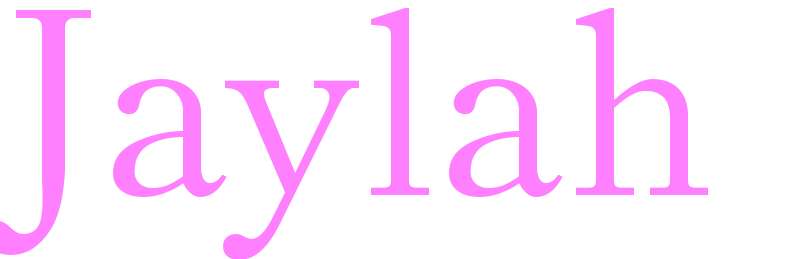 Jaylah - girls name