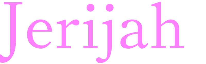 Jerijah - girls name