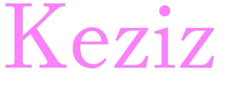 Keziz - girls name