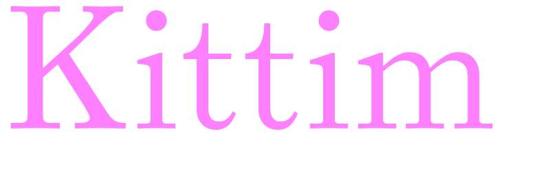 Kittim - girls name