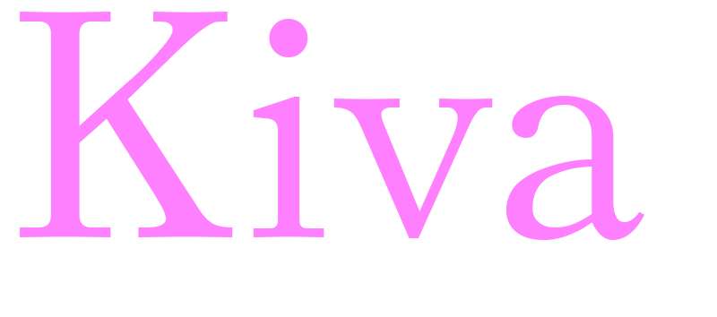 Kiva - girls name