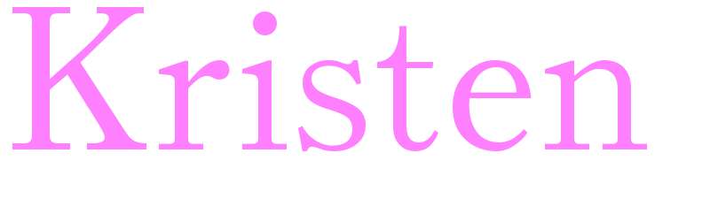 Kristen - girls name