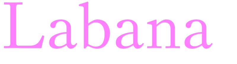 Labana - girls name