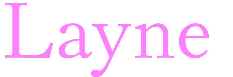 Layne - girls name