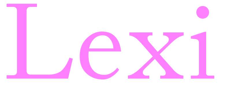 Lexi - girls name