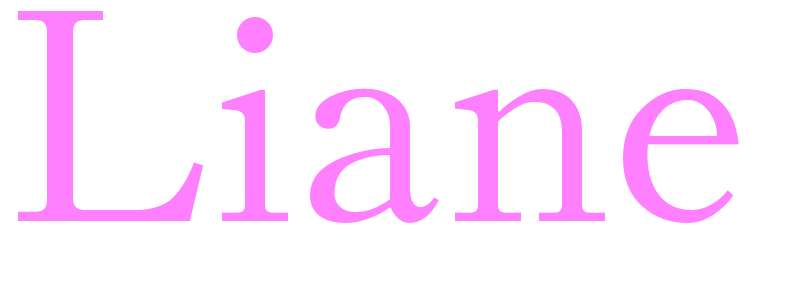 Liane - girls name