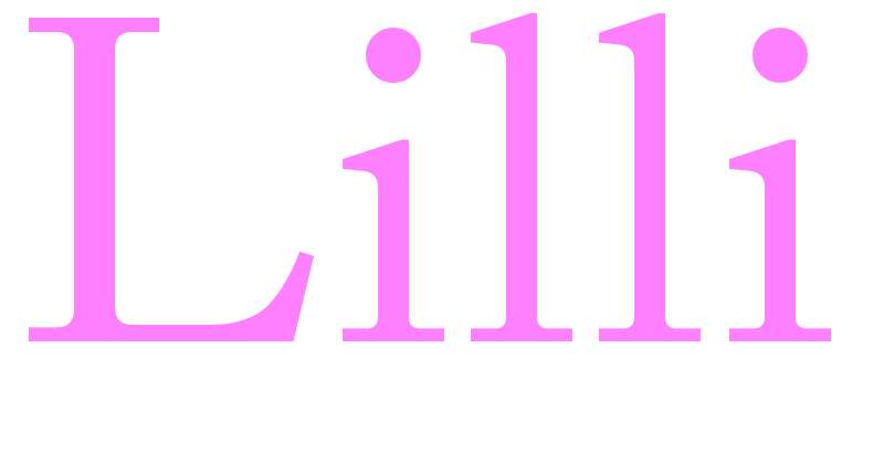 Lilli - girls name