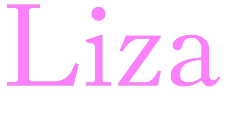 Liza - girls name