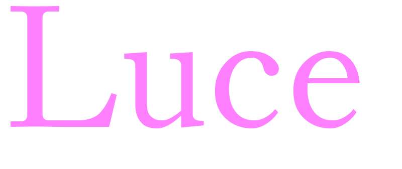 Luce - girls name