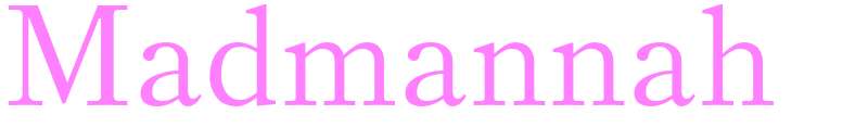 Madmannah - girls name