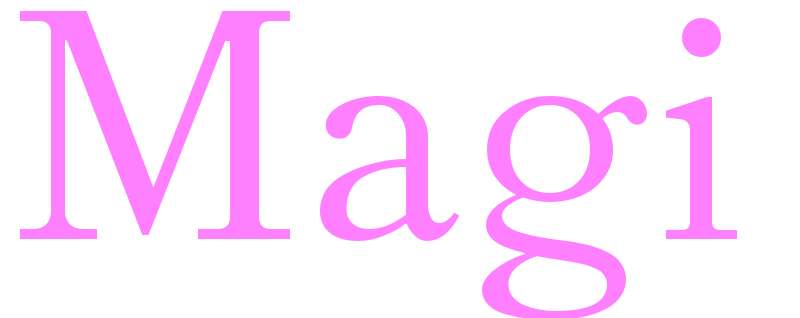 Magi - girls name