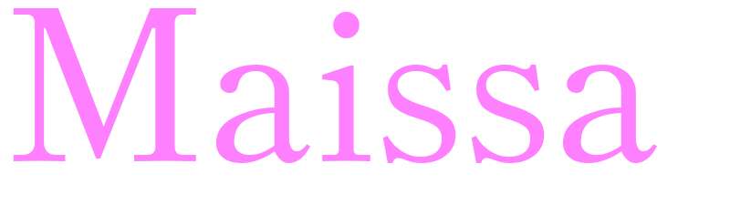 Maissa - girls name