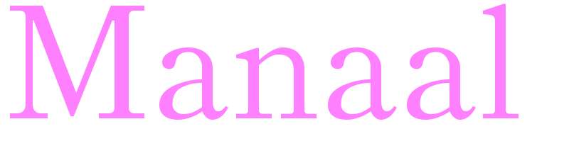 Manaal - girls name