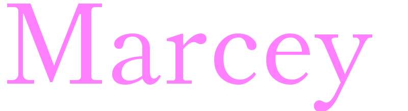 Marcey - girls name
