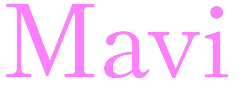 Mavi - girls name