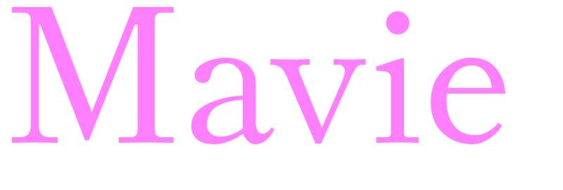 Mavie - girls name