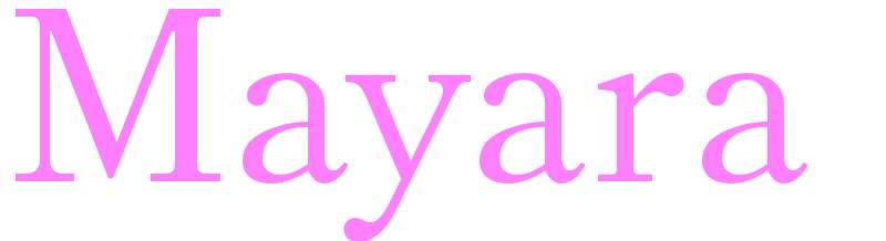 Mayara - girls name