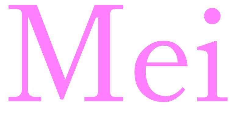 Mei - girls name