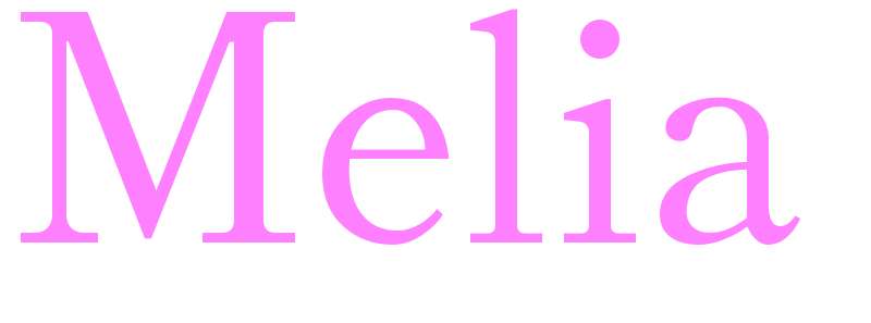 Melia - girls name