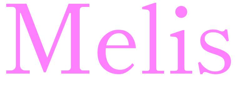 Melis - girls name
