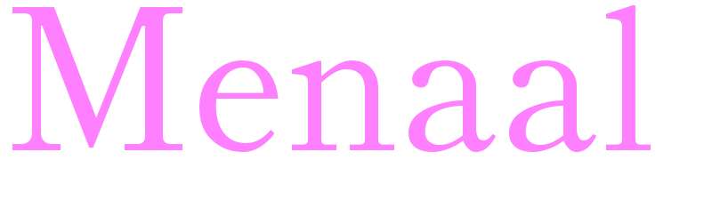 Menaal - girls name