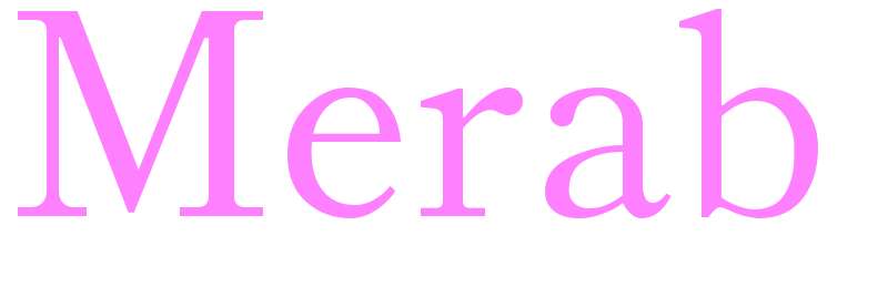 Merab - girls name