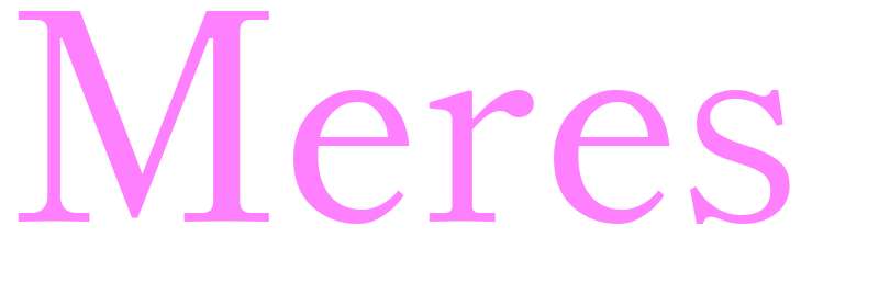 Meres - girls name