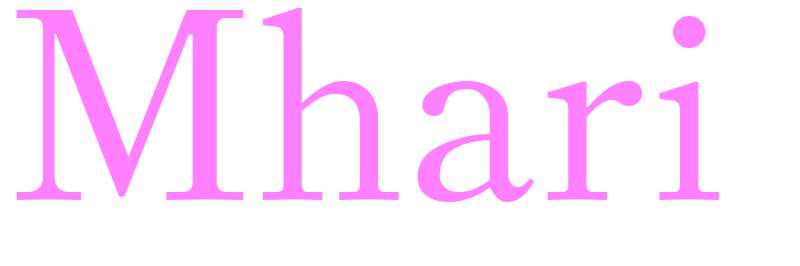 Mhari - girls name