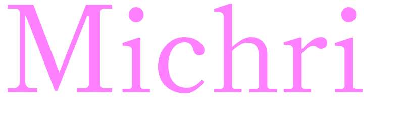 Michri - girls name