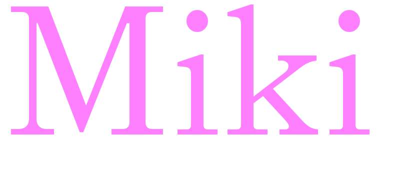 Miki - girls name