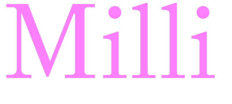 Milli - girls name