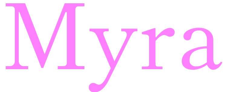 Myra - girls name