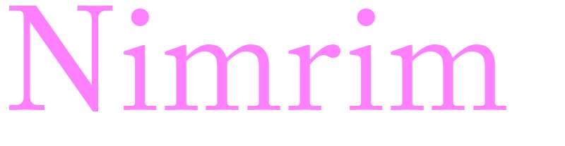 Nimrim - girls name