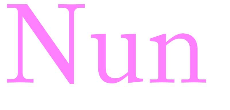 Nun - girls name
