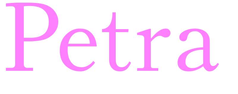 Petra - girls name
