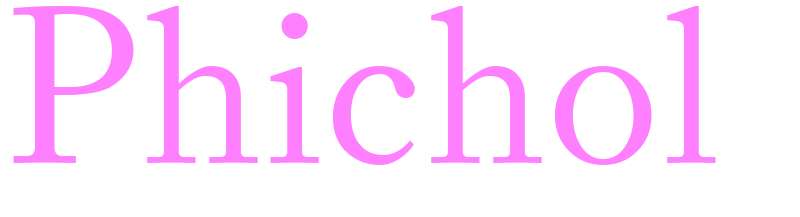 Phichol - girls name