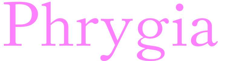 Phrygia - girls name