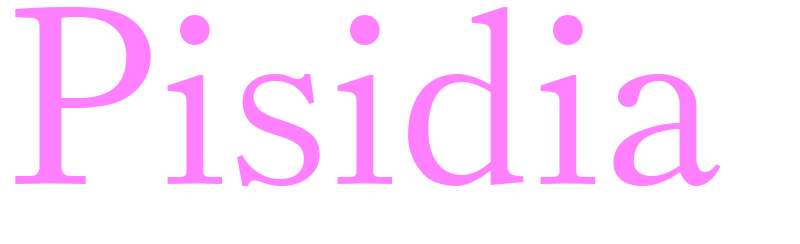 Pisidia - girls name