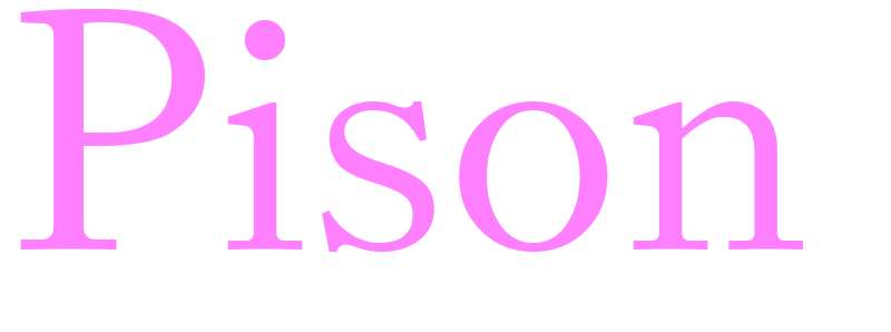 Pison - girls name