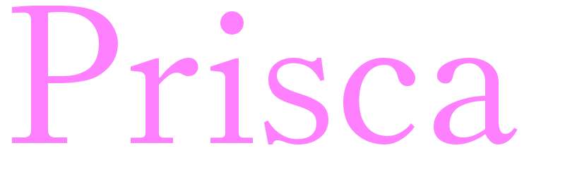 Prisca - girls name