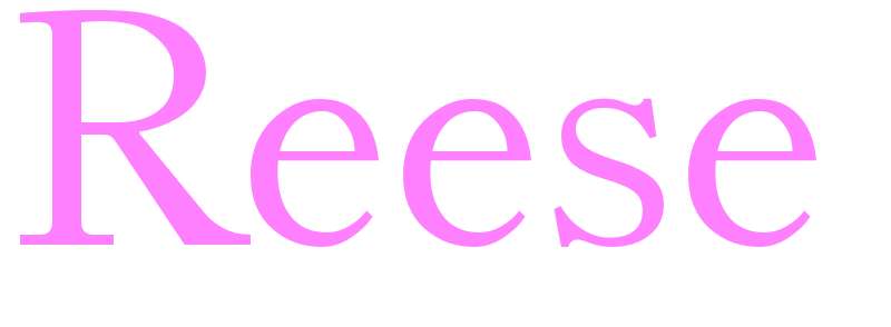 Reese - girls name