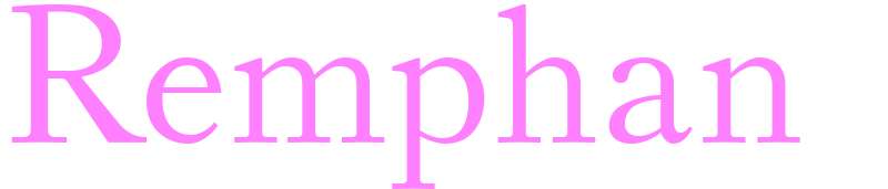 Remphan - girls name